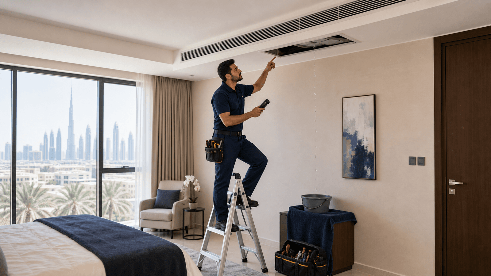 AC Leaking Water Dubai: 6 Causes & Repair Costs