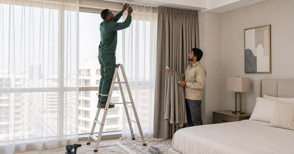 Curtain Track & Rod Repair Dubai: Costs and Scope