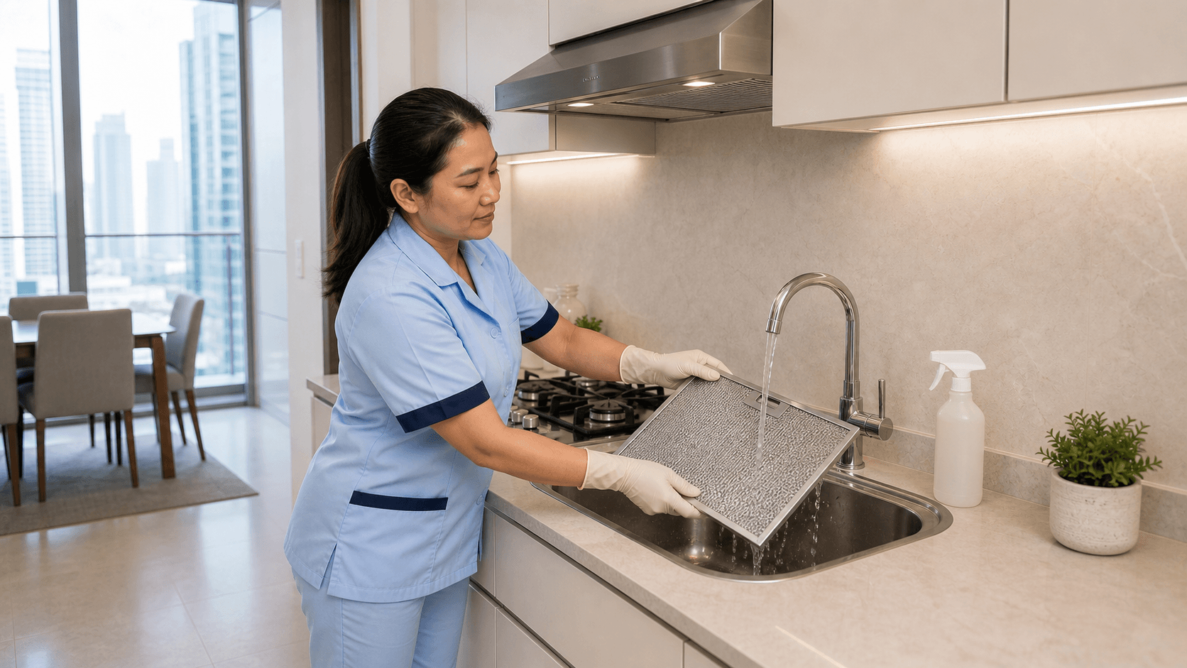 Kitchen Hood Cleaning in Dubai