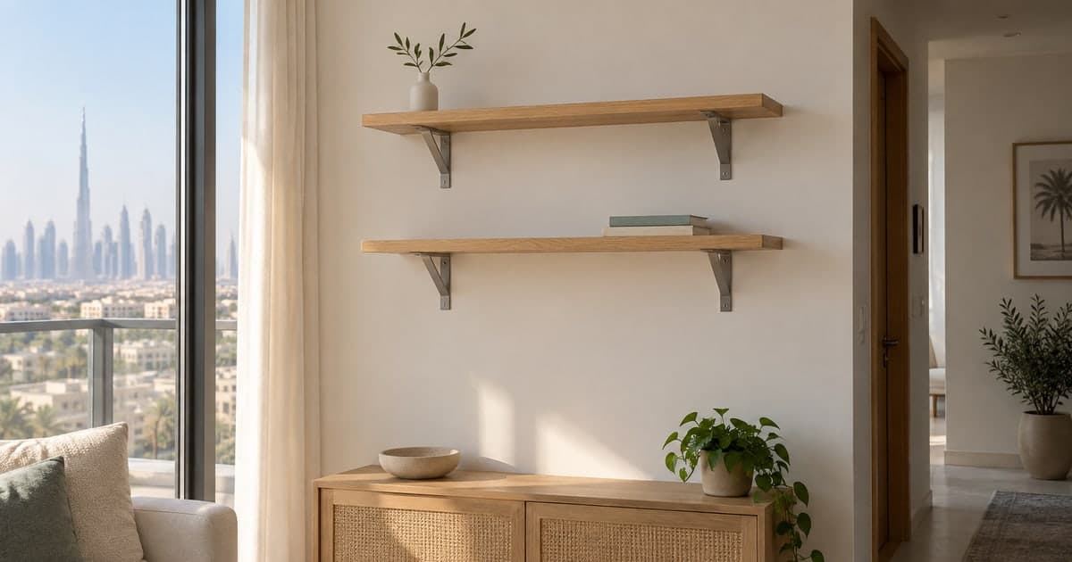 Shelf Installation Dubai: Wall Type, Load and Costs