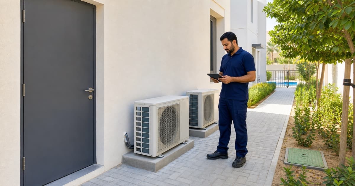 Villa Maintenance Checklist Dubai: Post-Summer & Month-by-Month - Use a post-summer priority plan and month-by-month Dubai villa checklist for AC, water tanks, leaks, roofs, pools, irrigation, seals and AMC decisions.